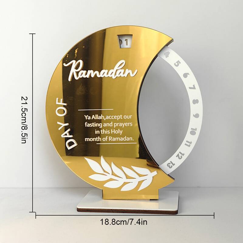 Ramadan Countdown Advent Calendar Rotatable Wheel Eid