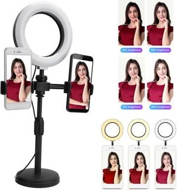 6 Inch Led Ring Light With Stand