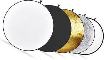 5 In 1 Multi Disc Collapsible Circular Photography Reflector