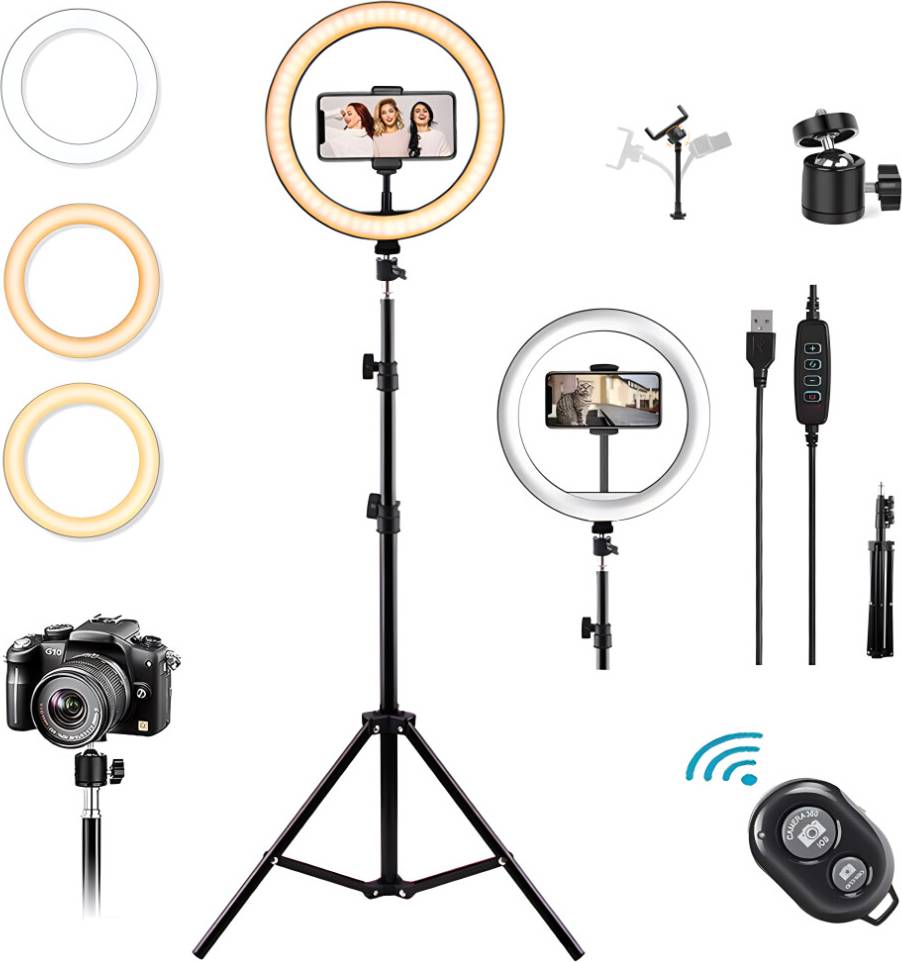 Foldable Extendable LED Ring Light