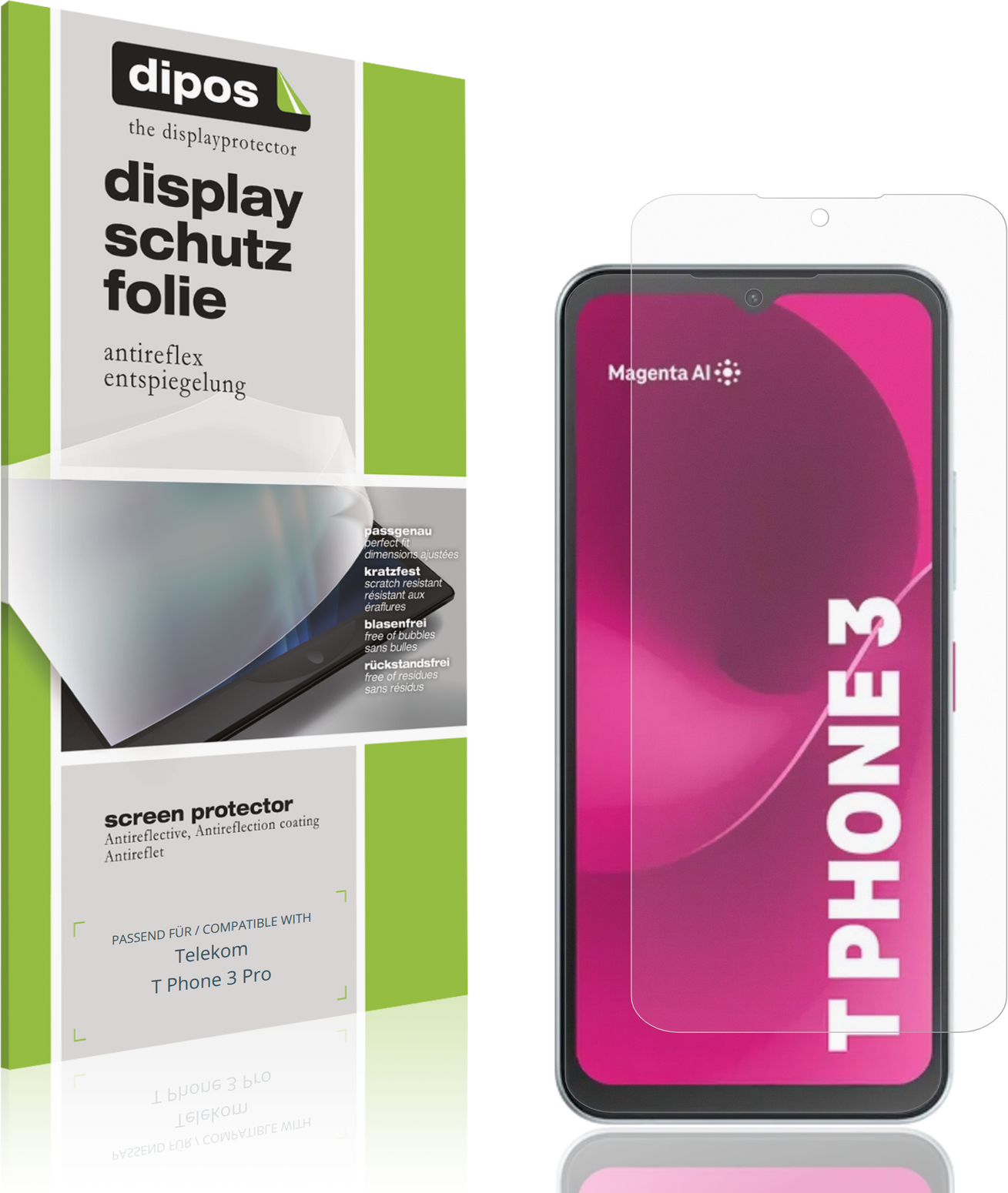 Dipos Screen Protector For Telekom T Phone 3 Pro