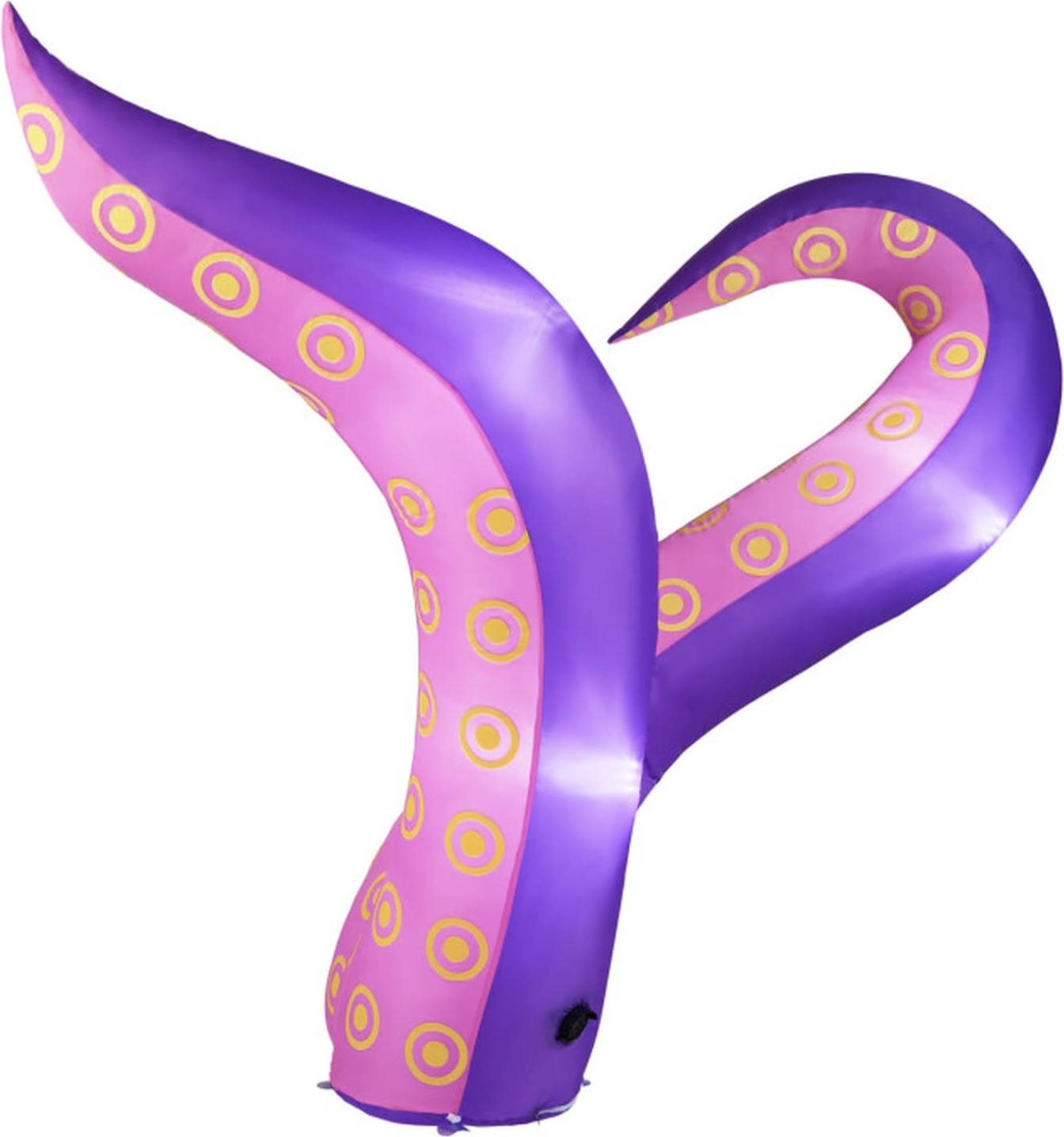Halloween decorations lights Sugift 6.5-ft Halloween Inflatable Tentacles with Built-In LED Lights