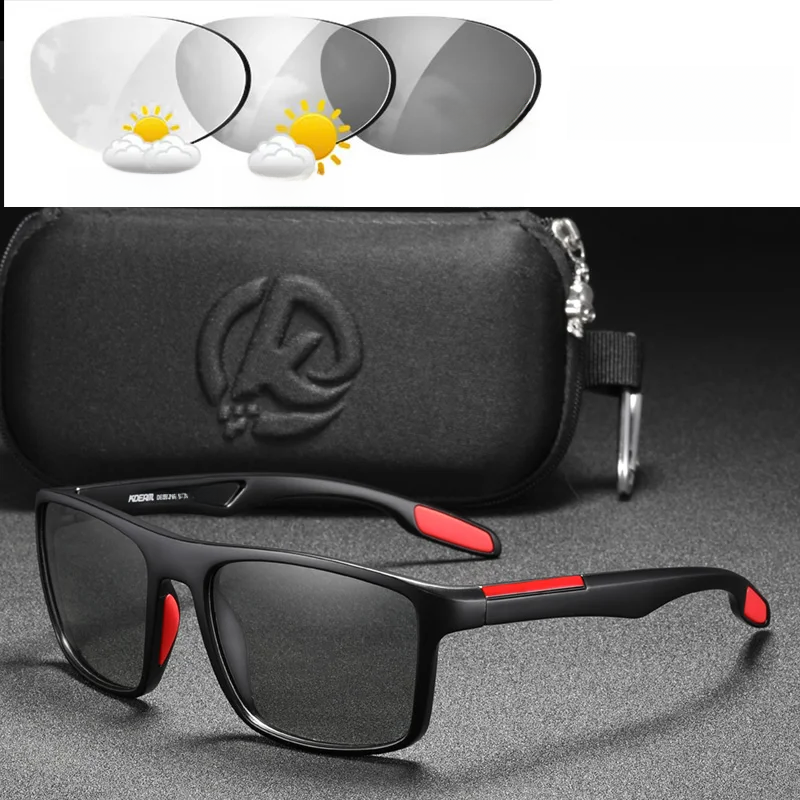 VIP Offer Ultra Light Rectangular Polarized Photochromic Sunglasses - Men