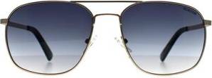 Kenneth Cole Reaction Rectangle Unisex Gold Blue Gradient