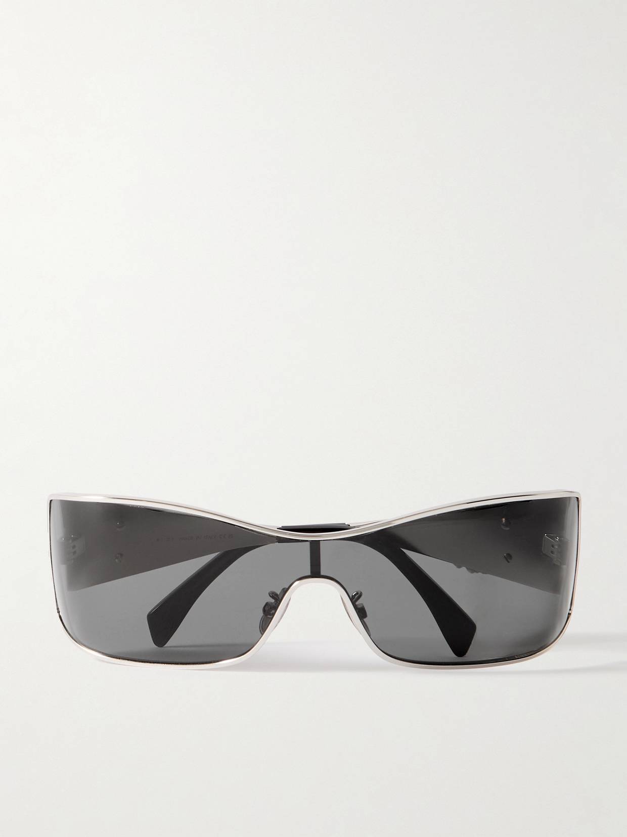 Celine Rectangular Frame Silver Tone Sunglasses