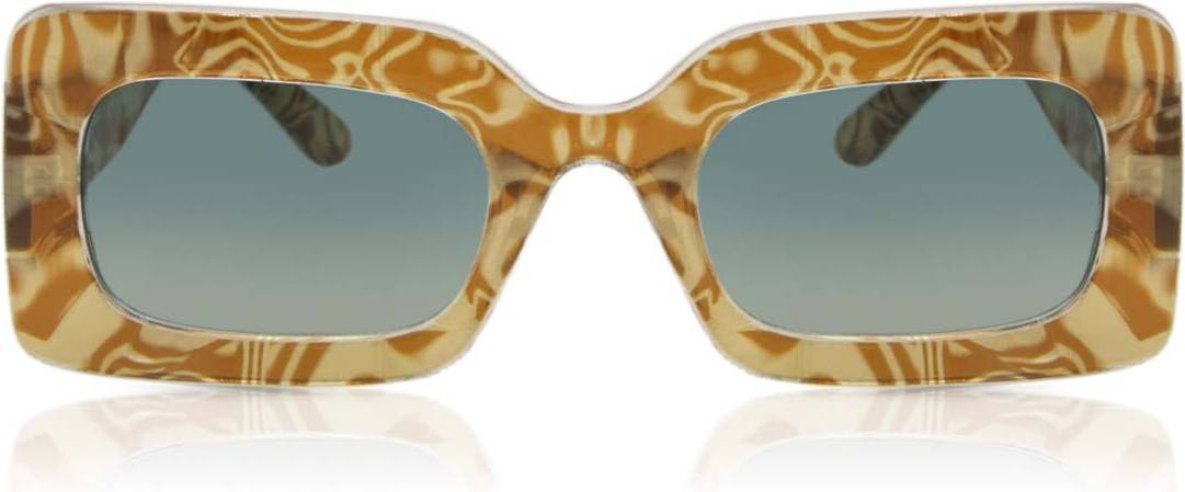 LMNT Square Full Rim Plastic Sunglasses - Tortoiseshell