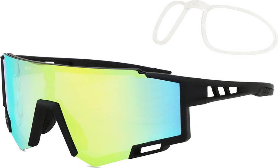 SmartBuy Collection Active Stryker With RX Insert Sunglasses - Black
