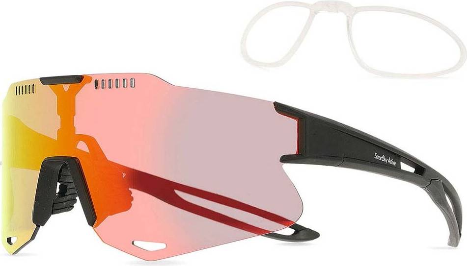 SmartBuy Collection Active Furious RX Insert Sunglasses - Black