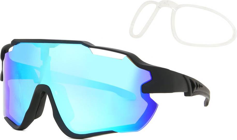 SmartBuy Collection Active Blaze With RX Insert Sunglasses - Black