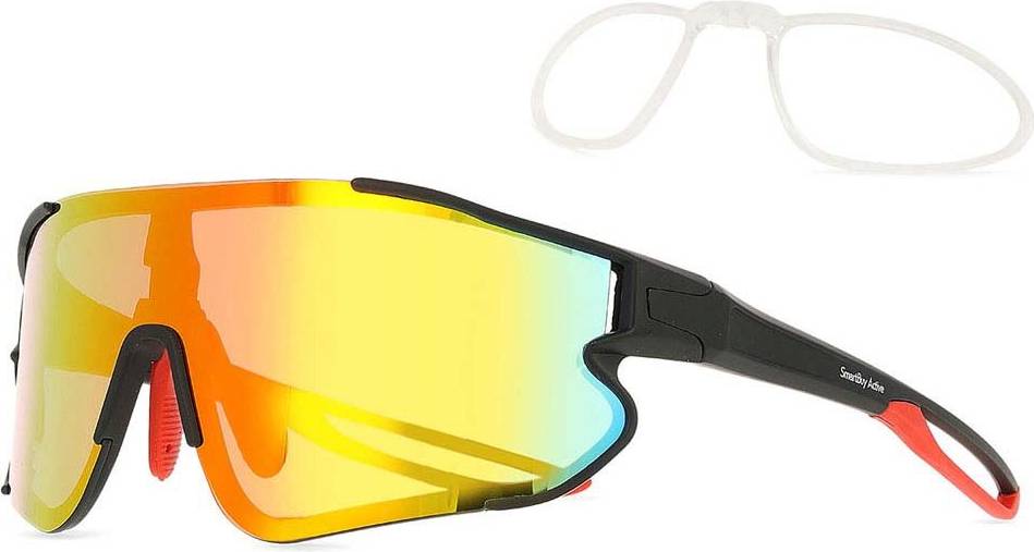 SmartBuy Collection Active Speedex RX Insert Sunglasses - Black
