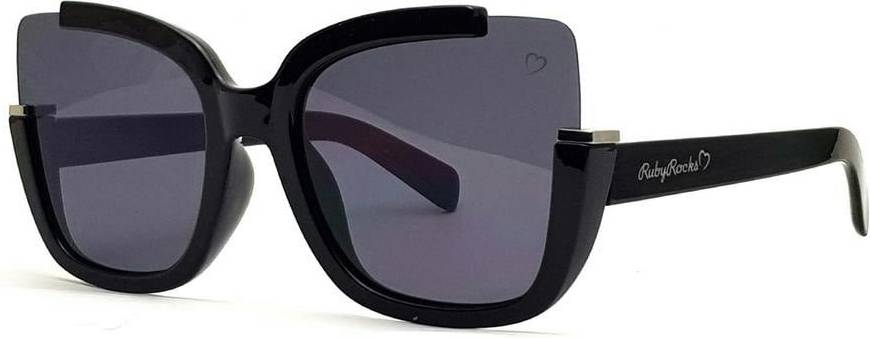 Ruby Rocks Elizabeth Square Sunglasses - Black