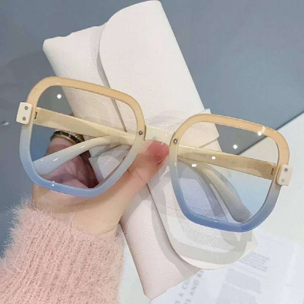 Gradient Ocean Sunglasses Large Frame - Rimless