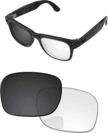 Ray ban meta wayfarer Transition Replacement Lenses For Ray-Ban Meta Wayfarer Rw4006 Rw4012 Gen2