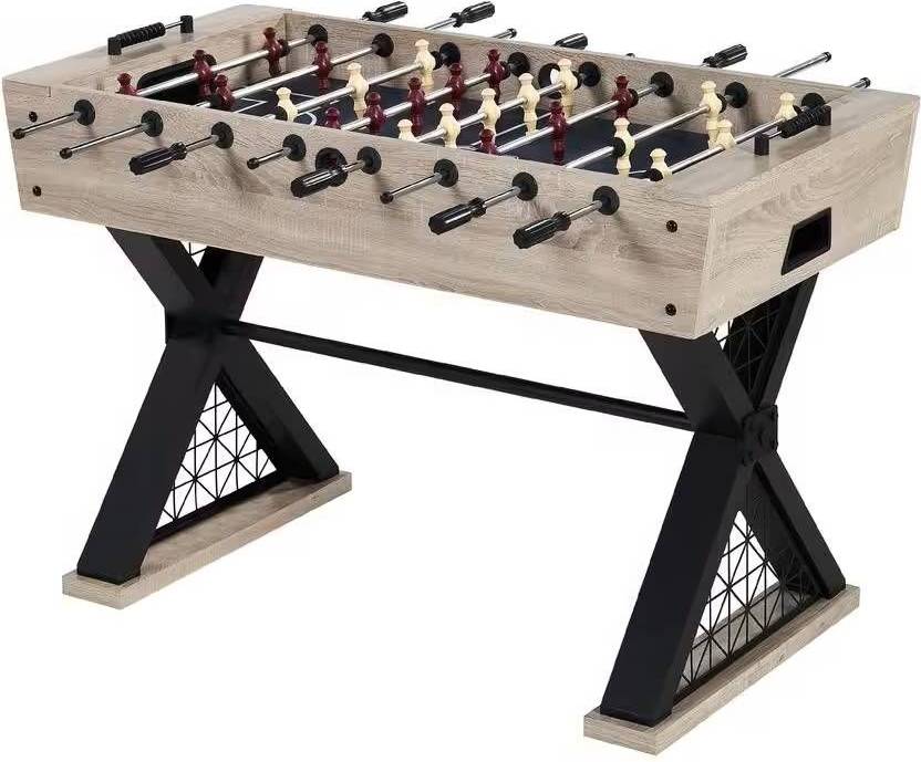 Foosball SlickBlue Black Rectangle Foosball Table