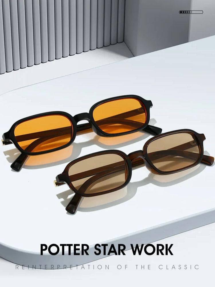 Small Round Sunglasses Geometric Frame PC Lens Multi-Color UV Protection