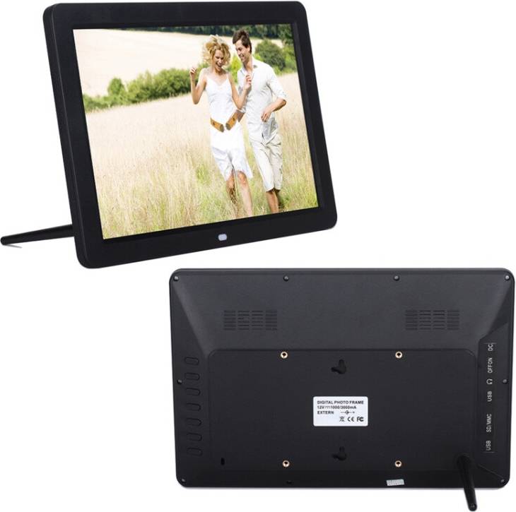 12-Inch Led Display Multimedia Photo Frame