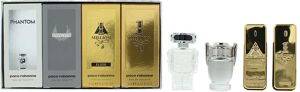Paco Rabanne Mens Mini Gift Set 4 x 5ml