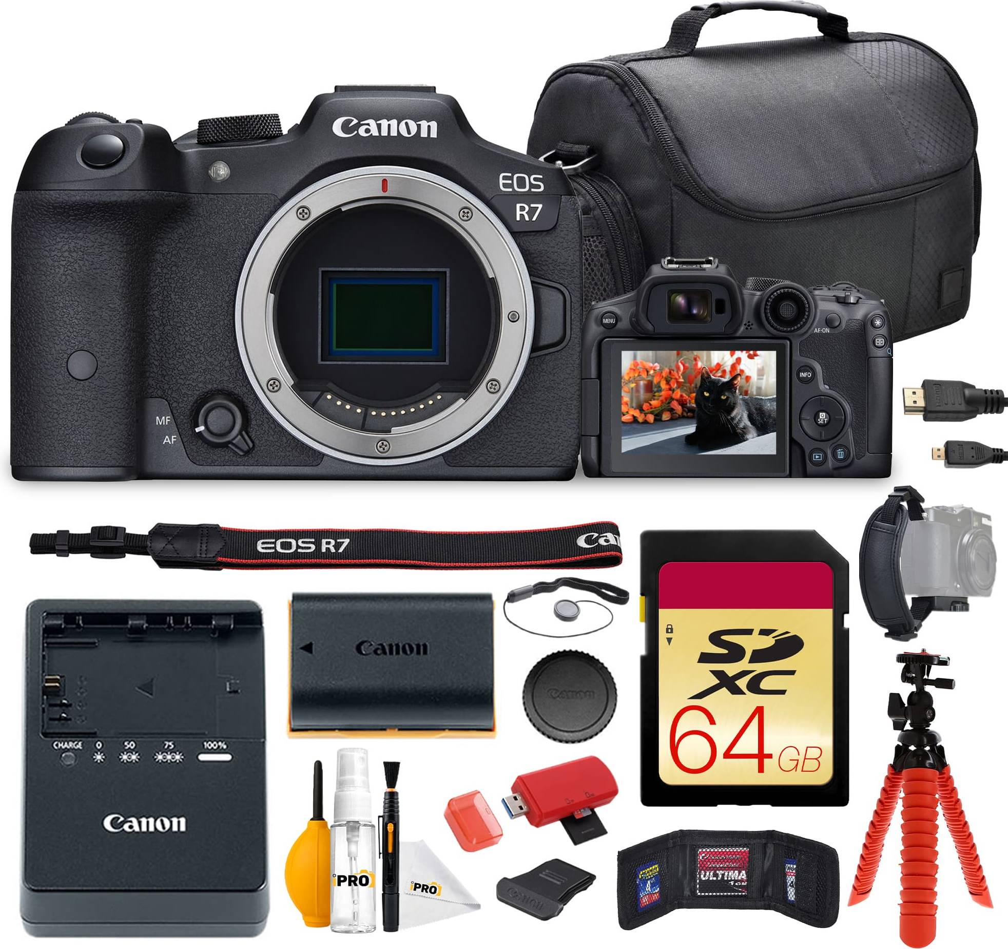 Eos r7 Canon EOS R7 Mirrorless Camera 32.5MP APS-C Creator Bundle