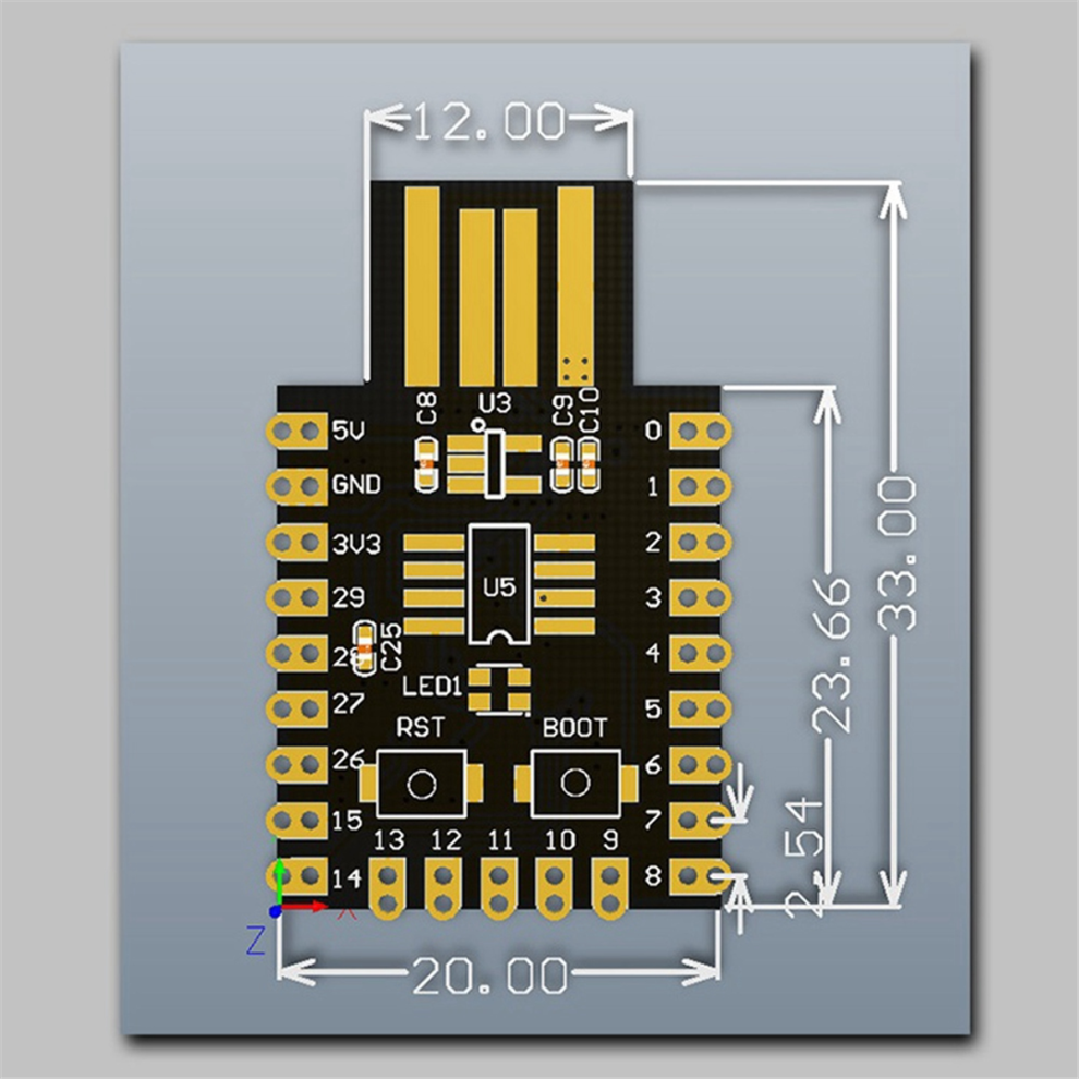 Flash Mikrocontroller Entwicklungsboard