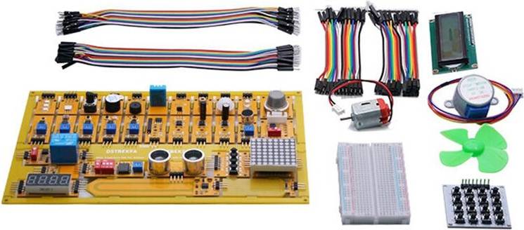 Exogio Basic Experiment Kit PCB Layout Raspberry Pi 51 MCU STM32