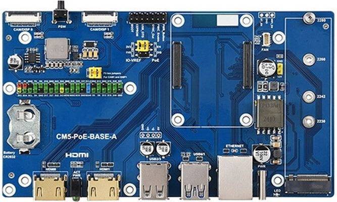Istovo Raspberry Pi Compute Module 5 PoE Base A RJ45