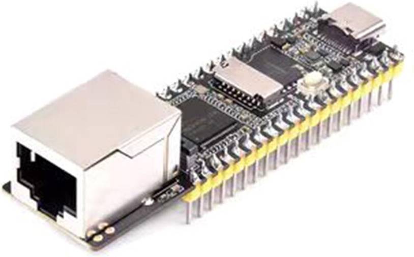 Microcontroller Development Board Ethernet Port Pin Header