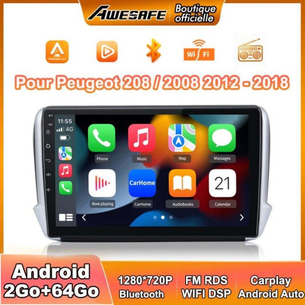 Bluetooth per auto Android 13 9 Inch Carplay Auto GPS Bluetooth
