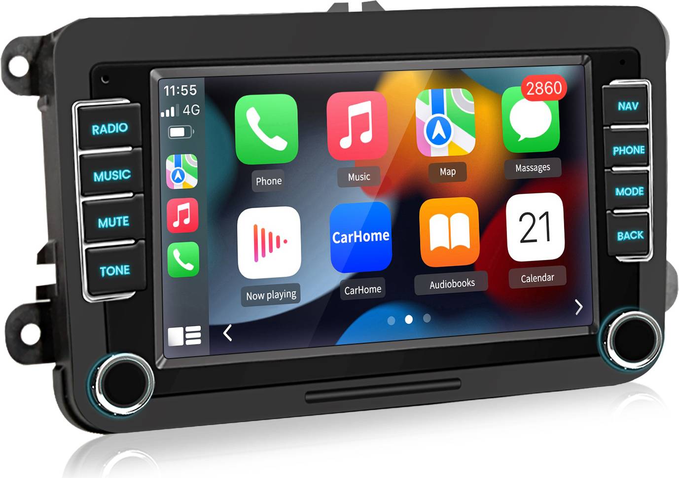 Car stereo system Awesafe Linux System Carplay Android Auto Mirror Link