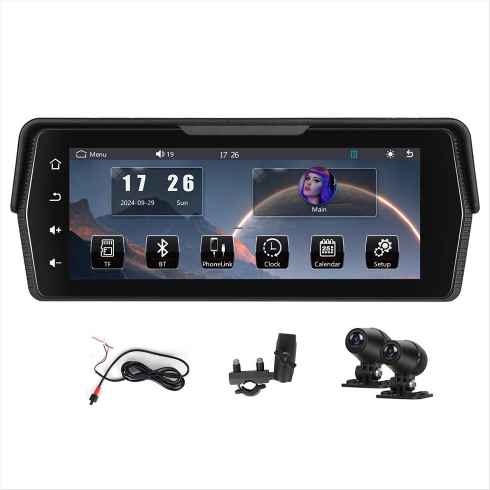 Navigation 6.8 Inch Motorcycle Monitor