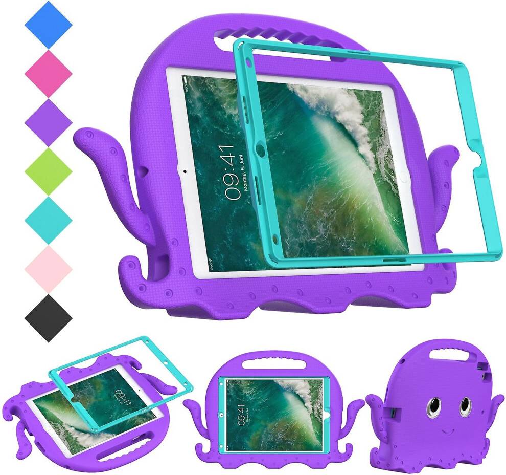 Octopus Style EVA PC Tablet Case Purple