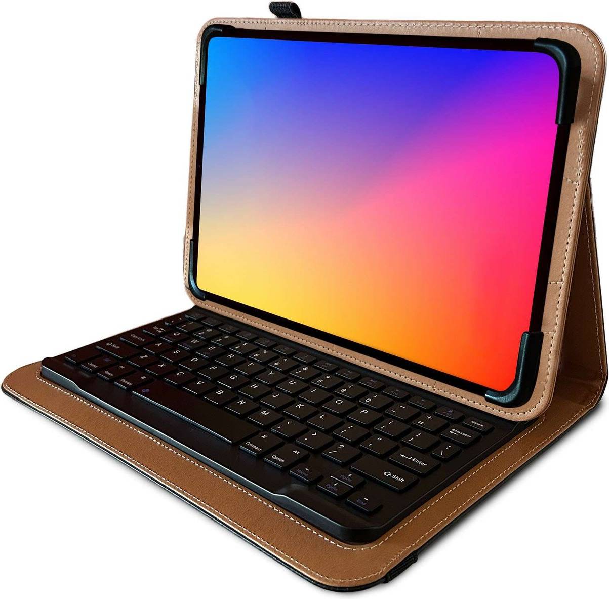 Navitech Black Rotational Bluetooth Keyboard Case