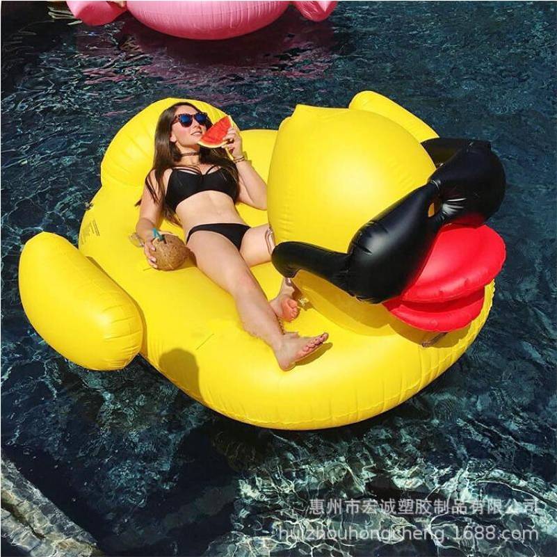 Large Inflatable Rubber Duck Float Pool Toy