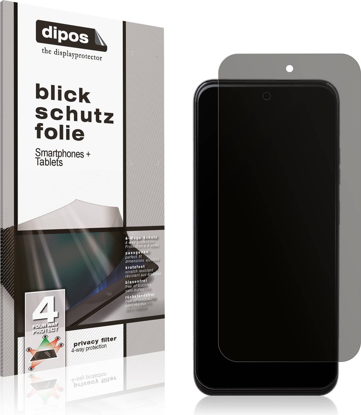Dipos Blu View Speed Ultra 5G Privacy Filter Screen Protector