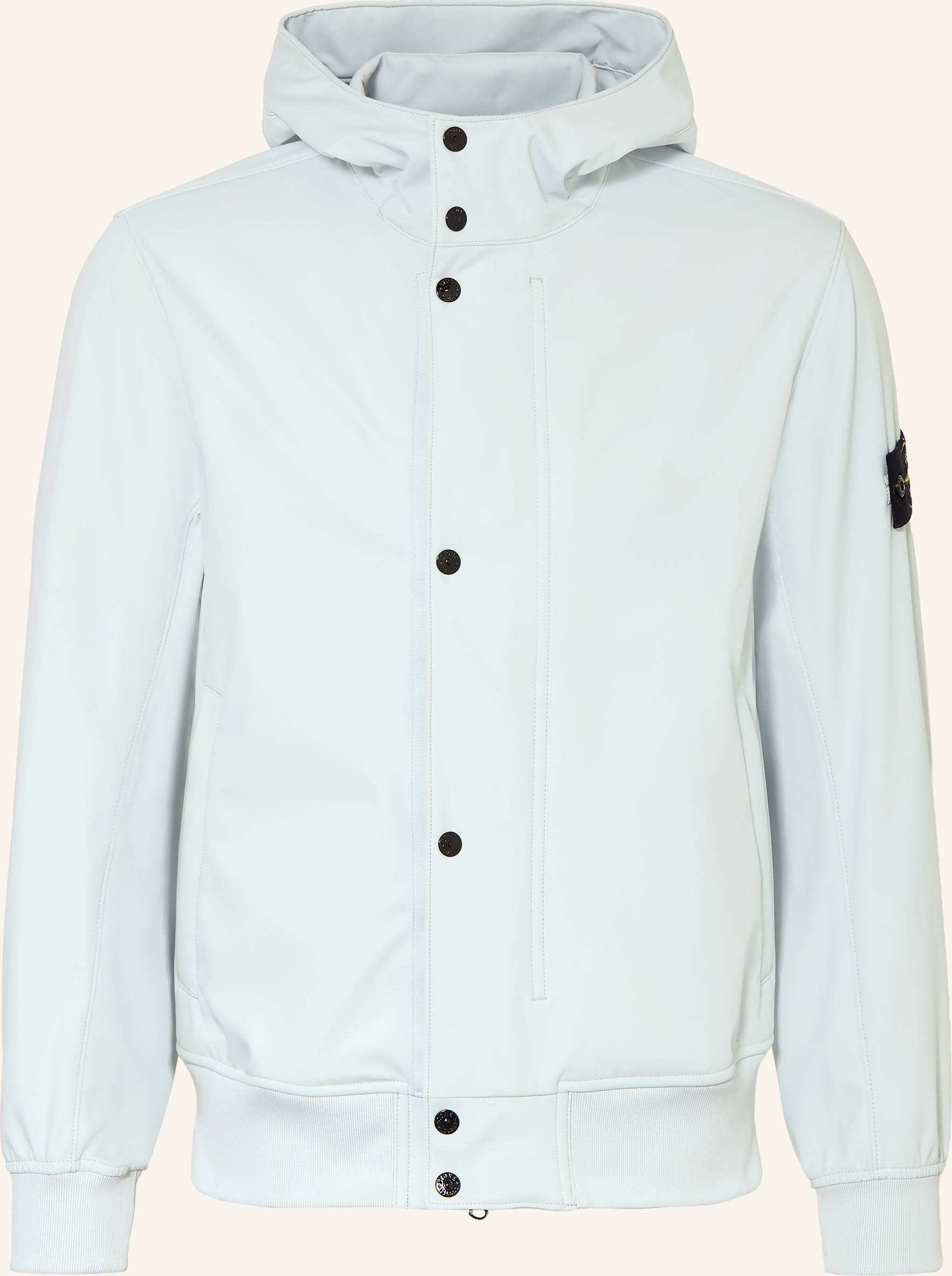 Stone Island Light Soft Shell-R Kort Parka - Herr