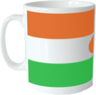 TeeTreeDesigns Niger Flag Mug Cup