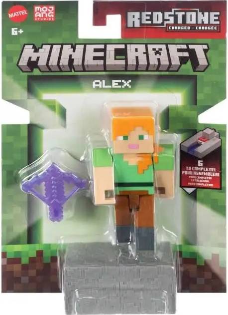 Mattel Minecraft Redstone Alex Figure