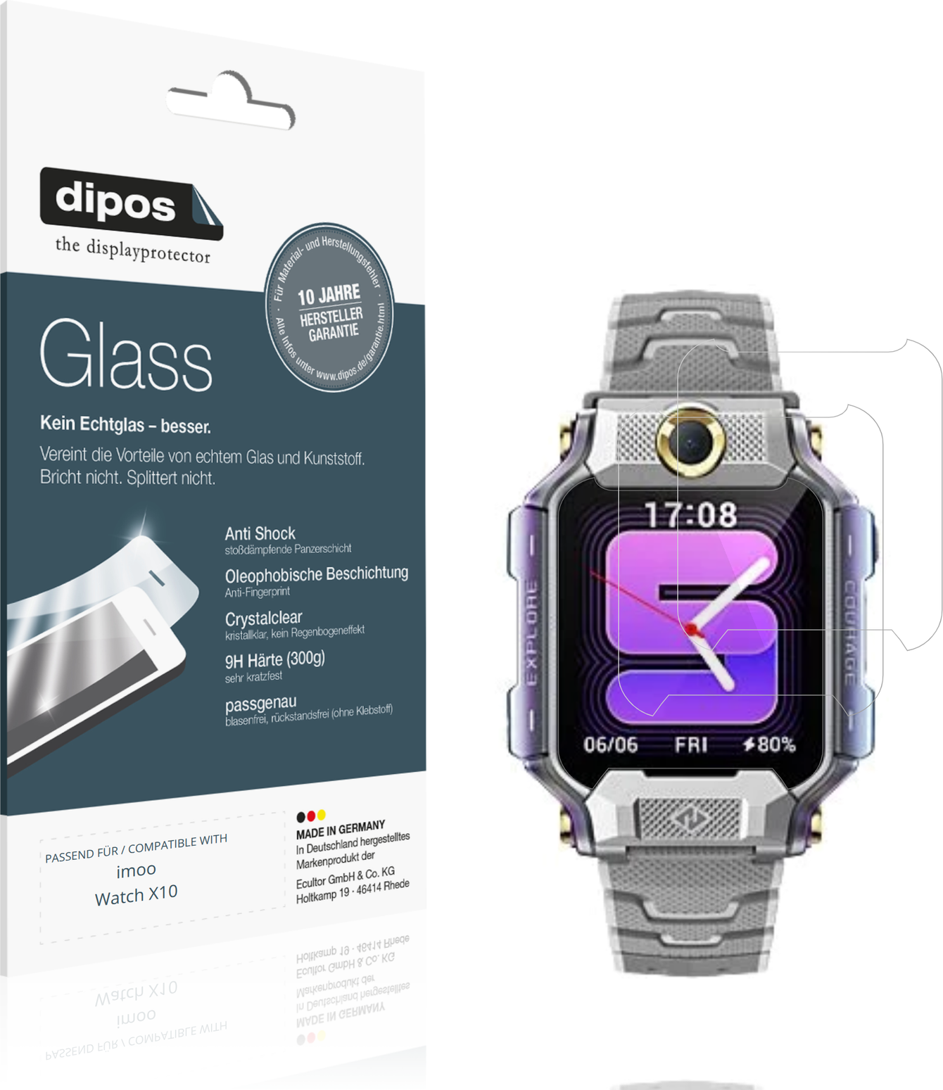 Dipos Screen Protector For Imoo Watch X10