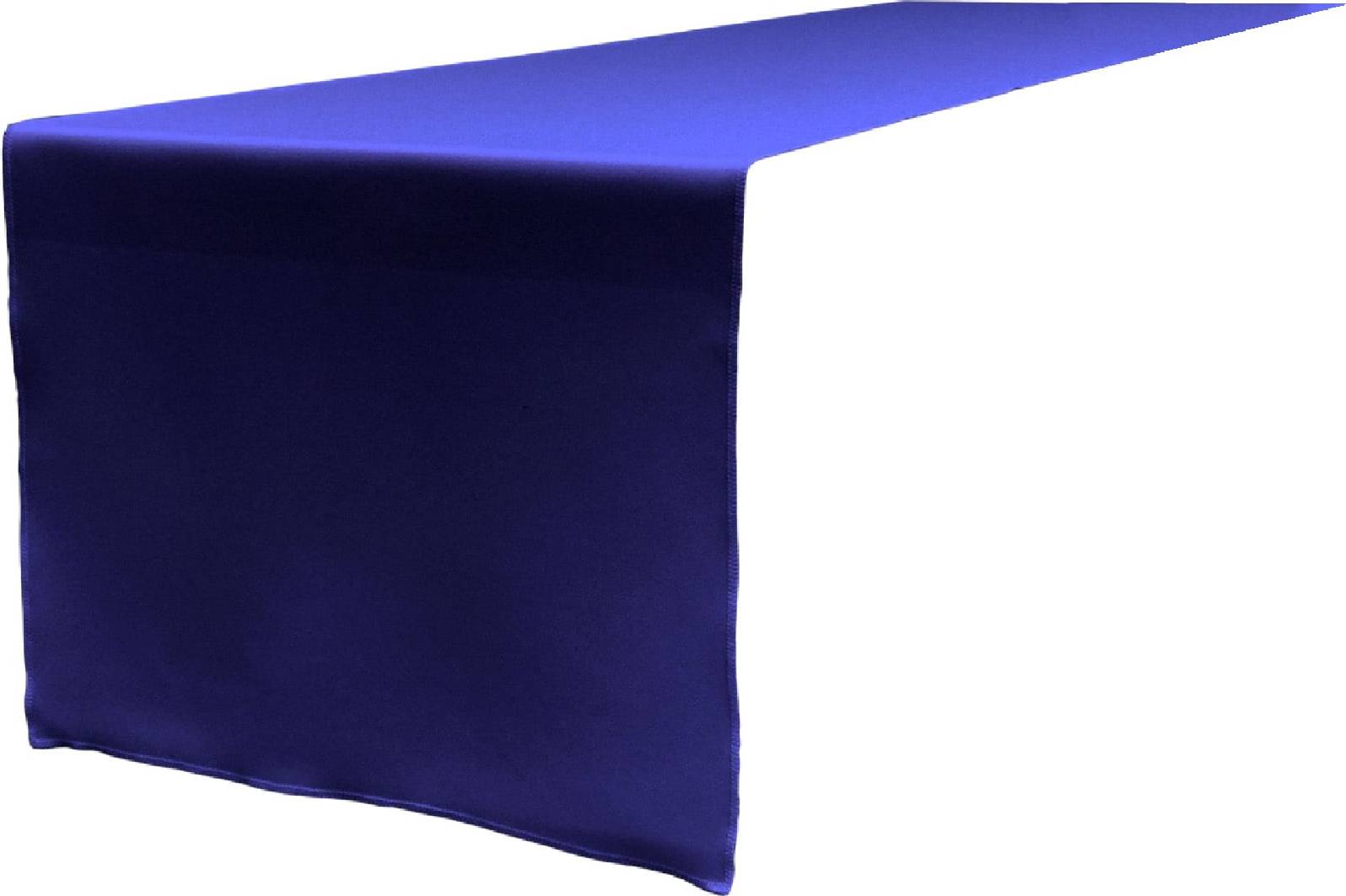 SlickBlue Polyester Poplin Rectangular Table Runner 14 x 108 Inch Cloths & Tissues Blue