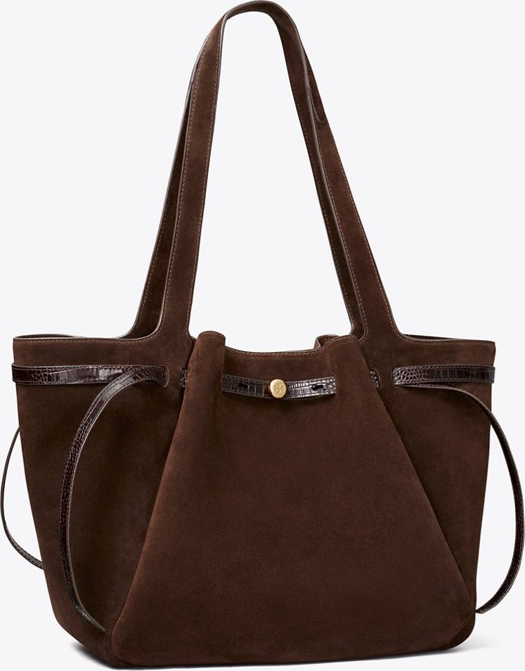 Tory Burch Romy Tote Suede Tote Tasker - Brun