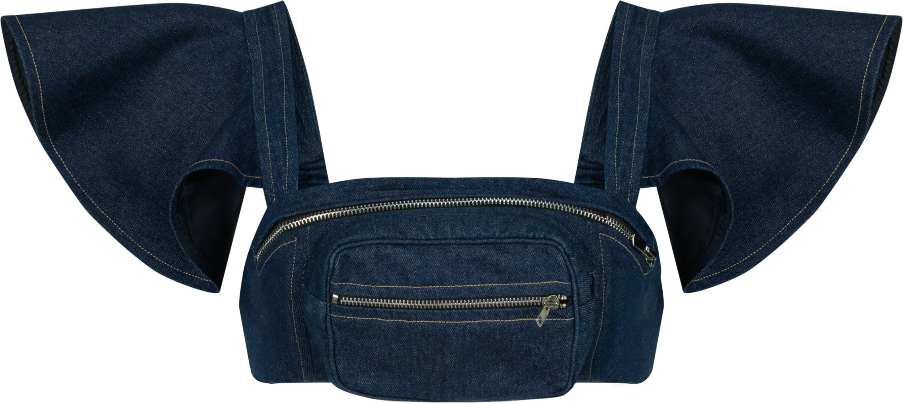 Úchè Bumbag Top In Denim
