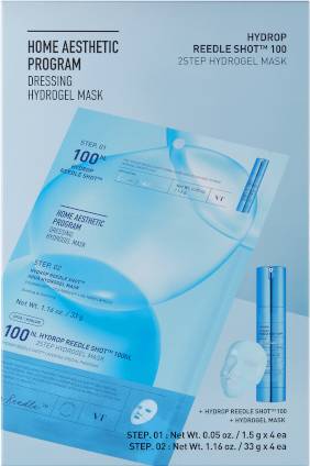 VT Cosmetics Hydrop Reedle Shot 100 2Step Hydrogel Mask 4ea