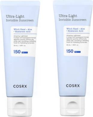 Cosrx Ultra-Light Invisible Sunscreen 2ea Set Black