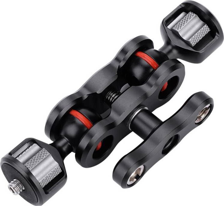 Multi-Function Dual Ball Head Arm Mount Adapter