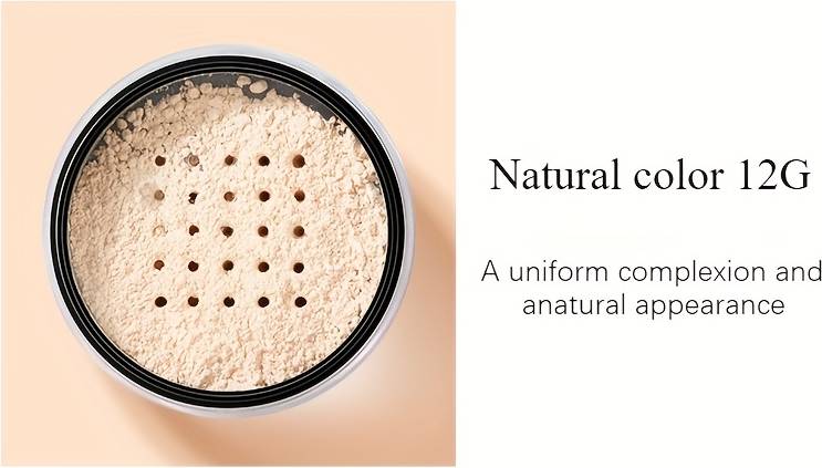 Temu Heyxi Translucent Loose Face Powder Oil Control Lightweight Formula Medium Coverage