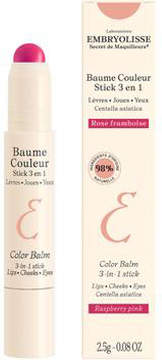 Embryolisse Color Balm 3-In-1 Stick Raspberry Pink