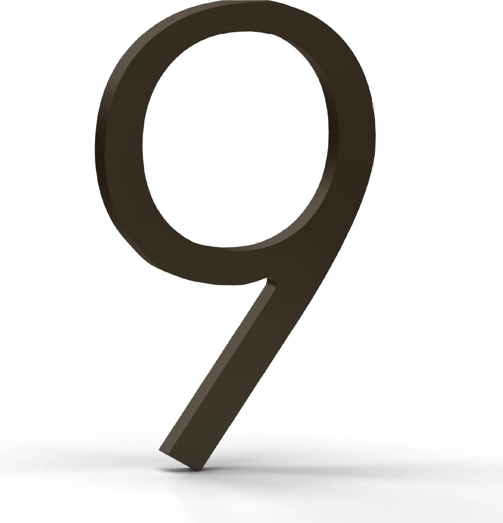 House Numbers 5 Inch Wall Mounted