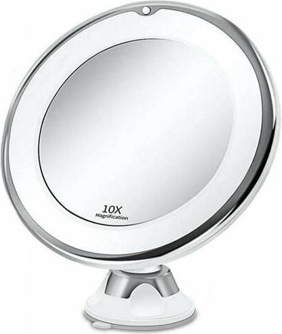Magnifying mirror with light Aihontai Magnifying Makeup Mirror with LED Light 360 Rotation