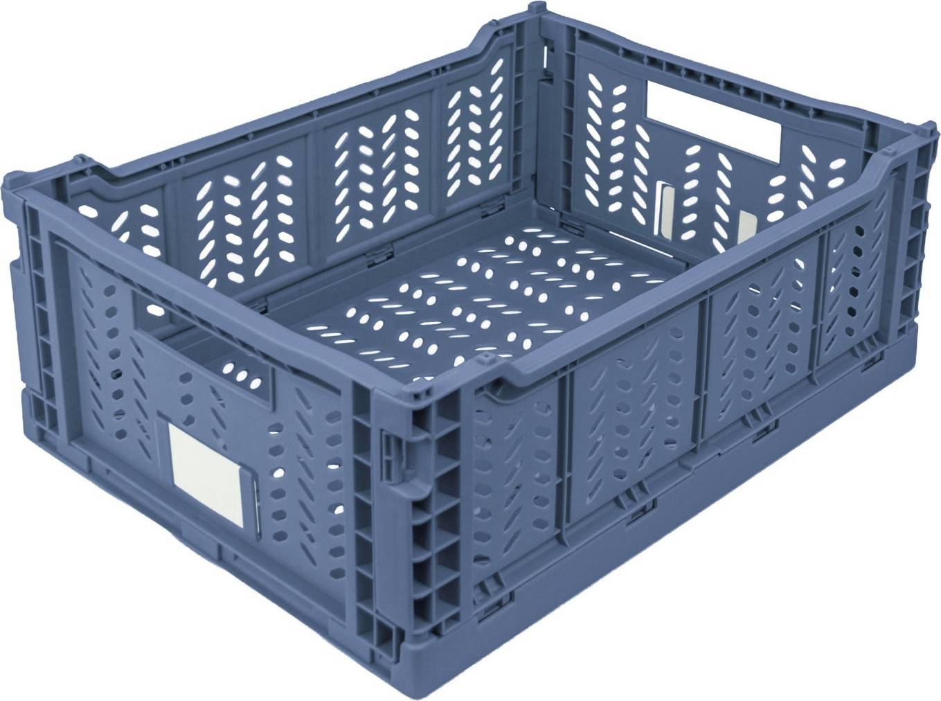 JVL Stackit Foldable Crate 14.5l Blue Storage Box