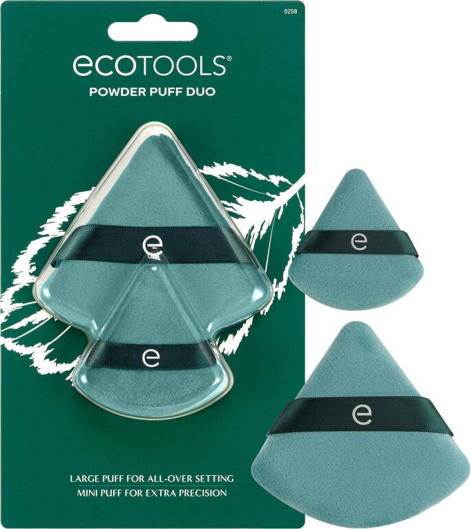 EcoTools Powder Puff Duo Large Mini Makeup Puffs