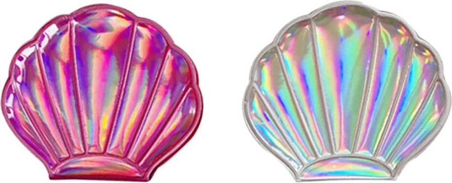 Small vanity Totority Shell Makeup Mirror Small Pu Foldable